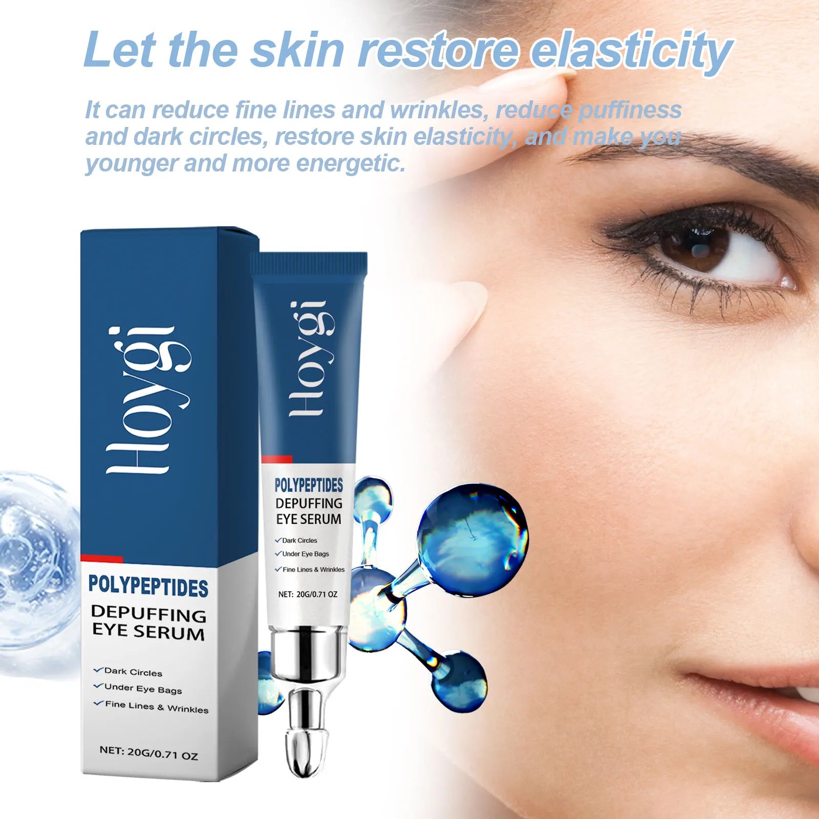 Hoygi Eye Cream & Serum – Brighten, Firm & Hydrate 20g