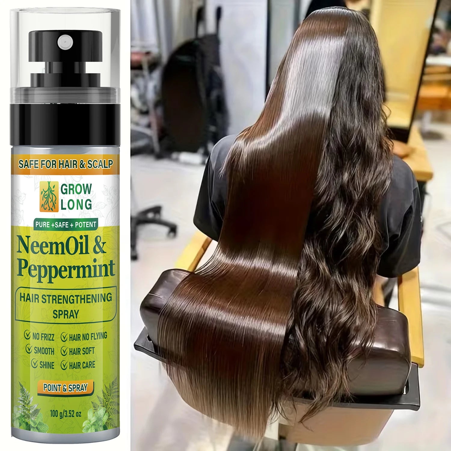Hair Spray – Biotin, Keratin, Collagen & Hyaluronic Acid Leave-In Hair Spray Oasis Select