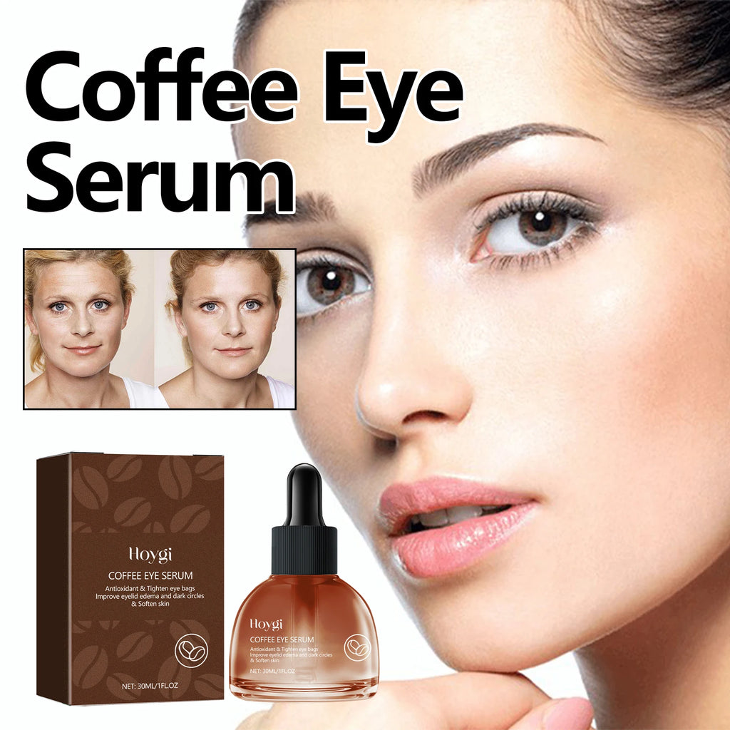30ML Coffee Face Serum Deeep Moisturizing Reduce Dryness Fade Fine Lines Enhance Skin Elasticity Tightening Lifting Anti-oxidant Softening Eye Serum Oasis Select