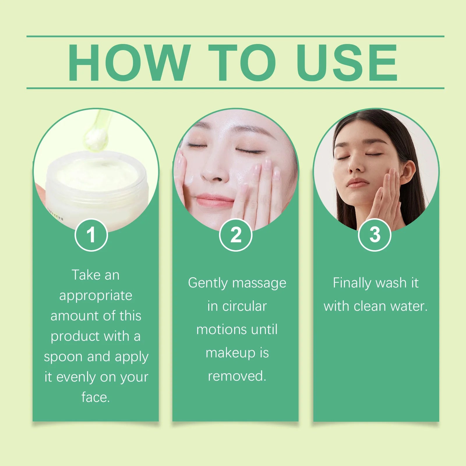 100g Avocado Makeup Remover Gel Gentle Dissolve Makeup Cleaning Pore Non-tight Refreshing Soothing Redness Face Makeup Remover Oasis Select