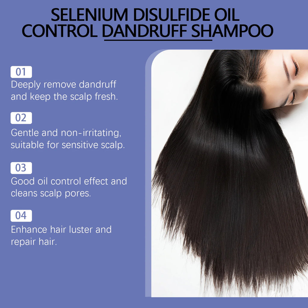 Refreshing Shampoo Deeply Cleaning Scalp Dirts Remove Dandruff Gentle Moisturizing Volumizing Thickening Smoothing Hair Shampoo Oasis Select