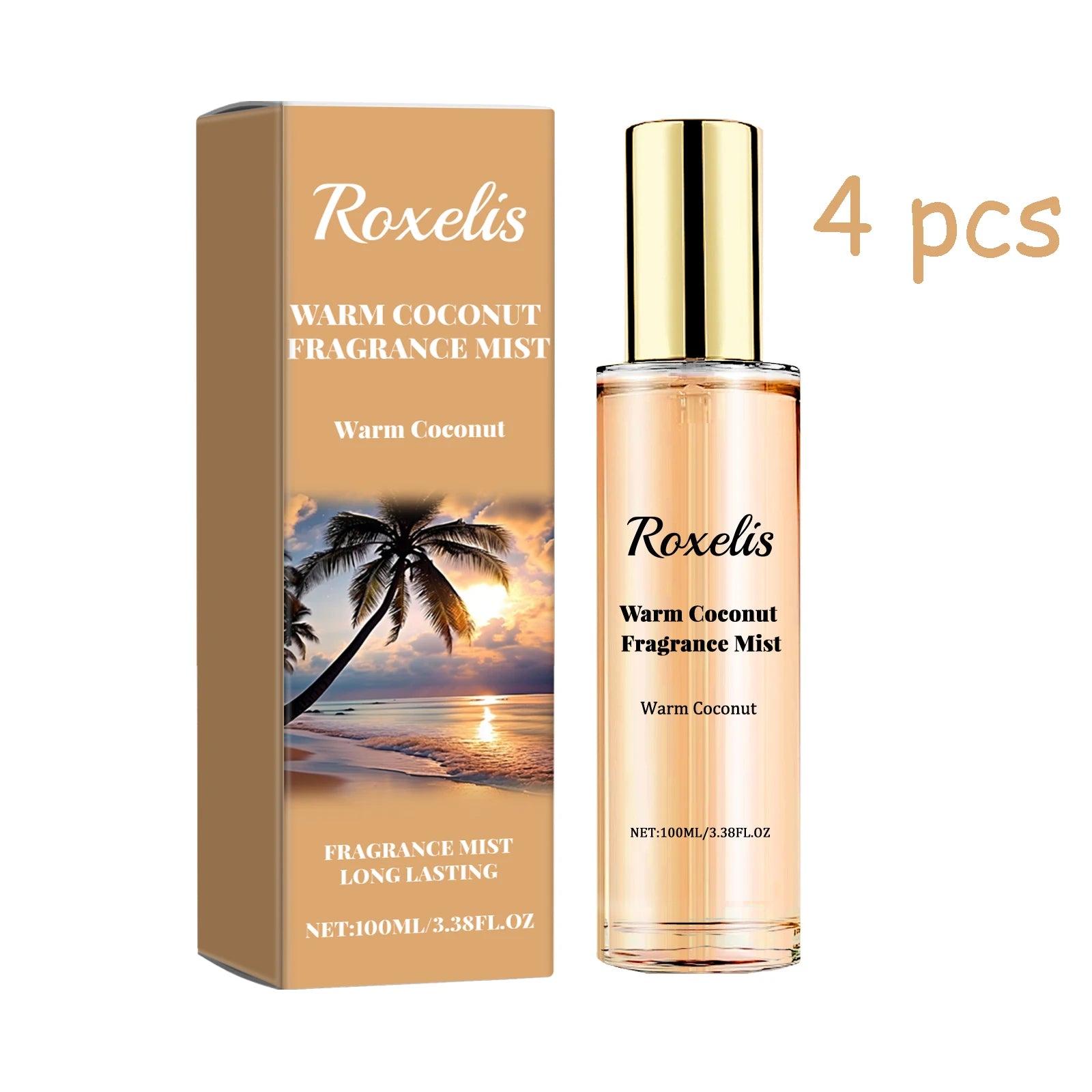 Roxelis Coconut Pefume Spray for Women Natural Romantic Scent Lasting Charming Flirting Freshing Pheromone Women Perfume Mist Oasis Select buy 2 free 2 United States