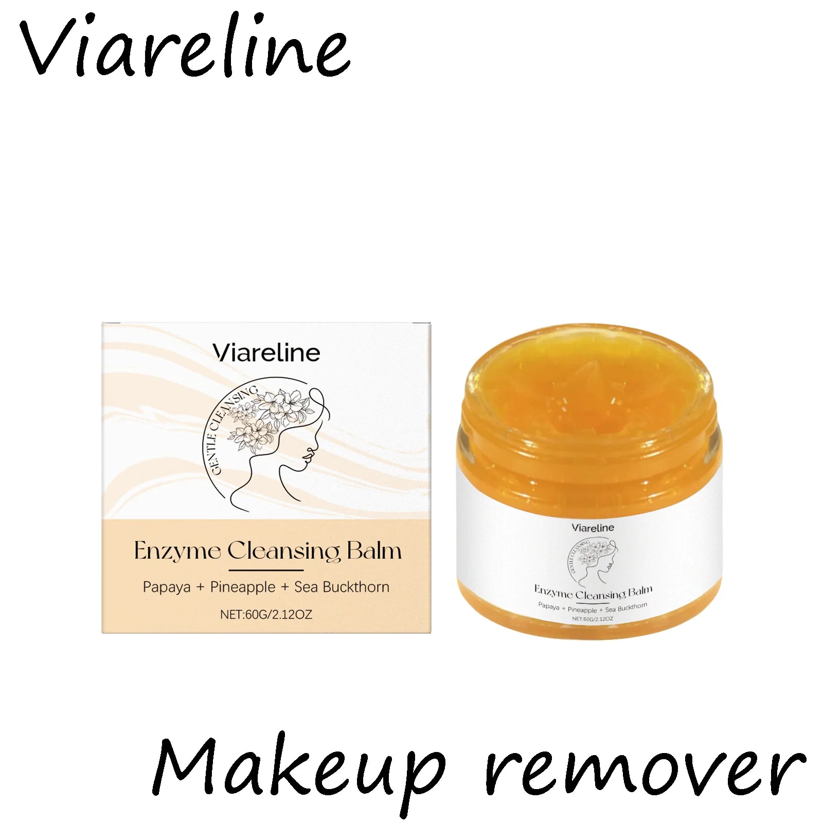 Active Enzyme Makeup Remove Cream Cleaning Pore Dirts Dissolve Makeup No Tight Hydrating Anti-oxidant Face Makeup Remover Oasis Select