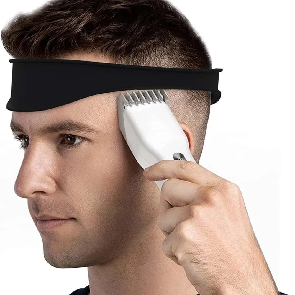 DIY Home Haircuts Curved Headband Silicone Neckline Shaving Template and Hair Cutting Guide Hair Styling Tool Oasis Select