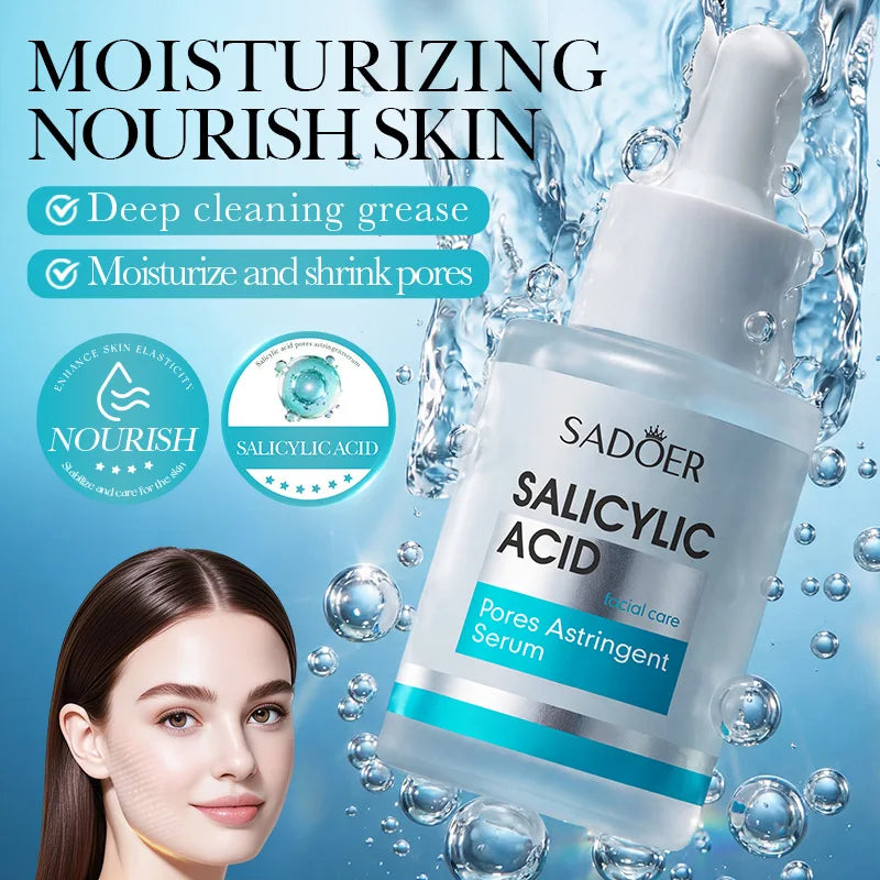 Hyaluronic Acid & Salicylic Acid Face Serum | Pore Tightening Face Serum Oasis Select
