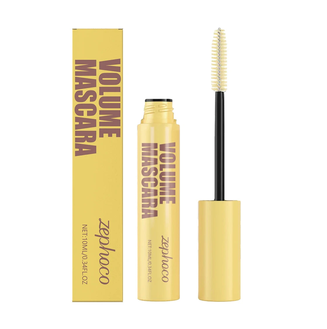 Zephoco Lengthening Mascara Waterproof Sweatproof Quick Dry Thickening Curling Volumizing Mascara Natural Long Eyelash Makeup Oasis Select 10ml United States
