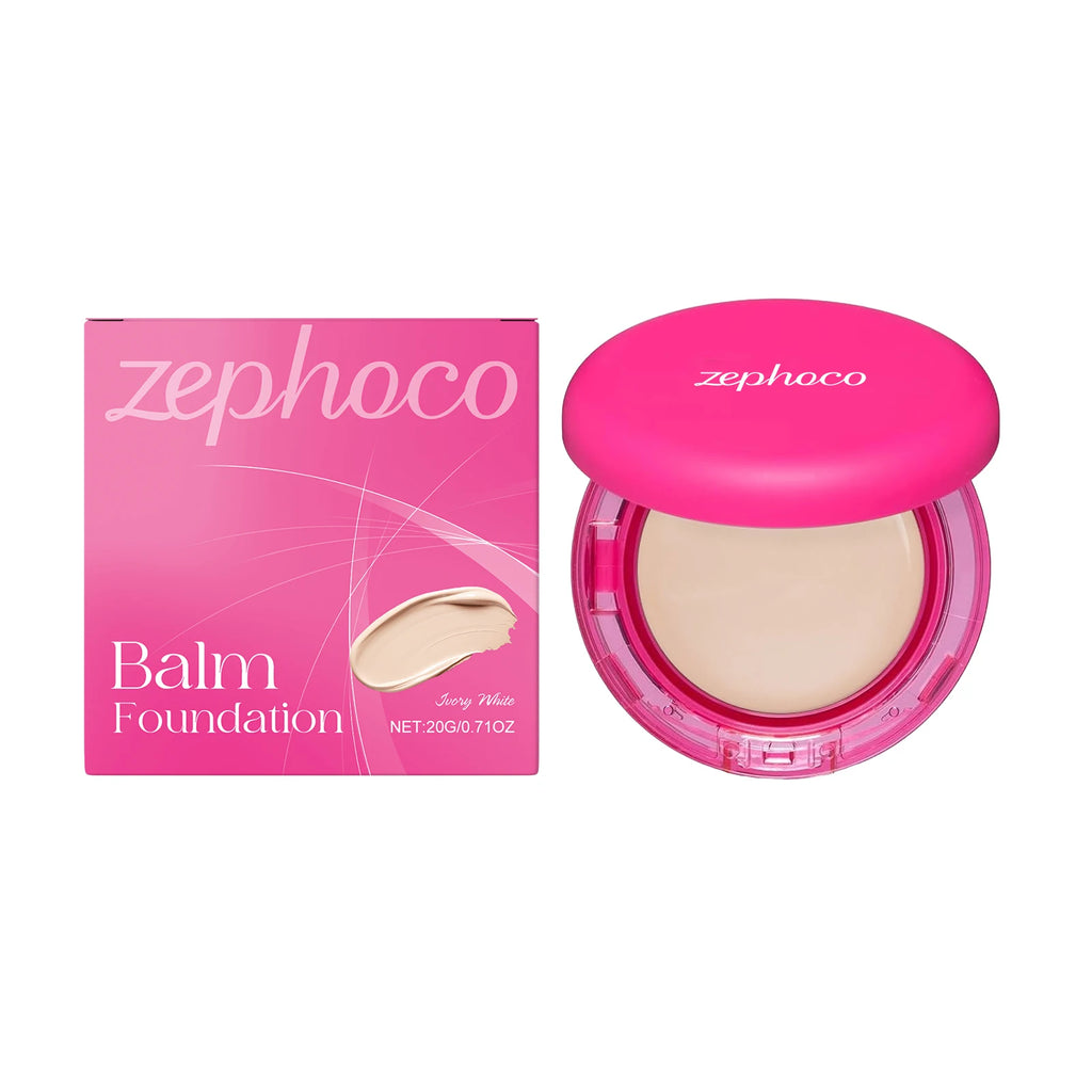 4 Color Moisturizing Face Concealer Foundation Balm Oil Control High Coverage Matte BB Cream Invisible Pores Lasting Foundation Oasis Select Ivory white United States