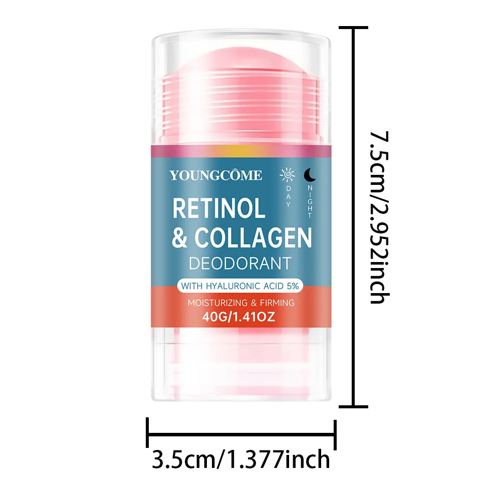 Women's Natural anti Deodorant Lotion Multiple Fruits Perfume Exciting Ambiguous Atmosphere Long Lasting Fragrance Skin Care Oasis Select 40g-Pink