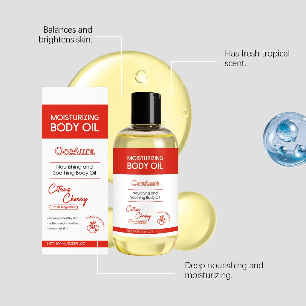 Oceaura Body Essence Oil Deep Moisturizing Improve Skin Elasticity Non-greasy Smoothing Refreshing Soothing Glow Body Care Oil Oasis Select