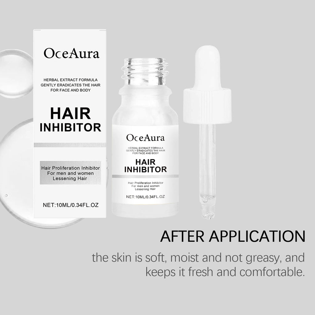 OceAura Hair Removal Serum – Gentle, Moisturizing, 10ml Hair Removal Serum Oasis Select