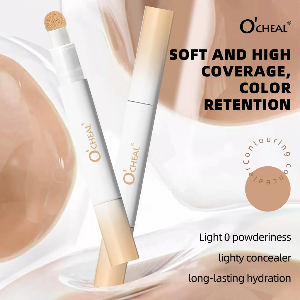 Ocheal 3 Color Face Foundation Concealer Pen Long Lasting Waterproof Corrector Contour Concealers Stick Cosmetic Makeup Oasis Select