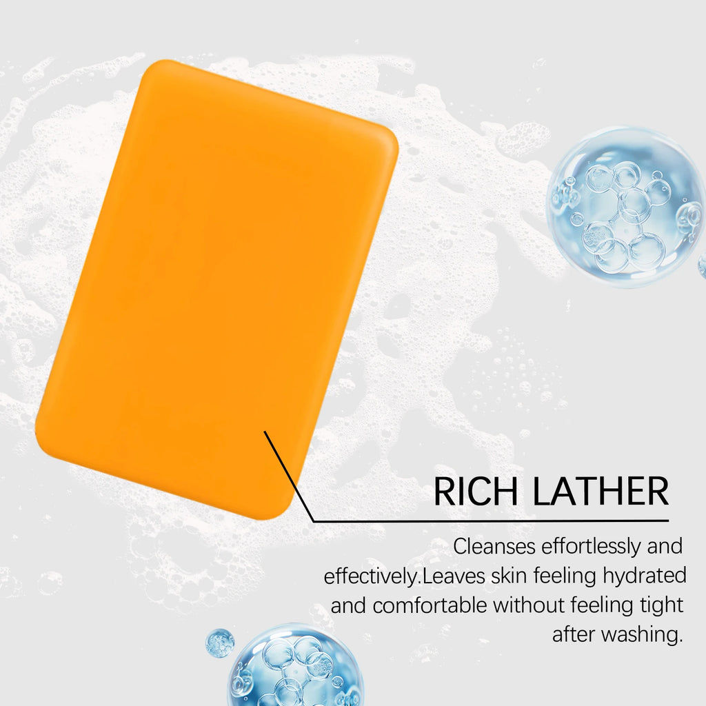 100G Persimmon Body Soap Gentle Cleaning Pore Moisturizing Enhance Smoothness Softening Skin Deodorize Rich Bubble Body Soap Bar Oasis Select