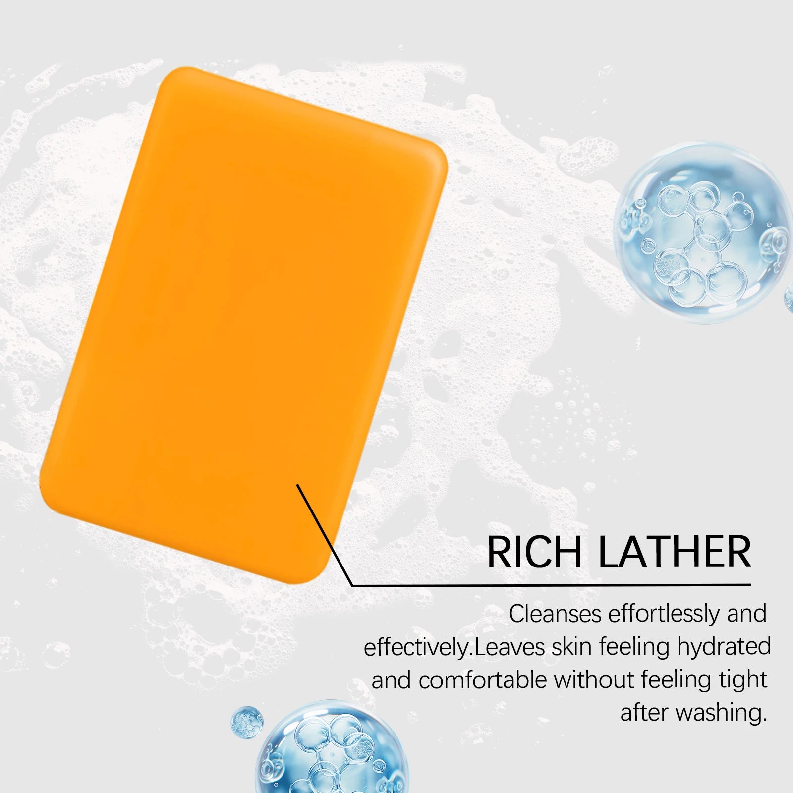 100G Persimmon Body Soap Gentle Cleaning Pore Moisturizing Enhance Smoothness Softening Skin Deodorize Rich Bubble Body Soap Bar Oasis Select