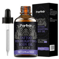 Tattoo highlighting oil, brightens skin tone, nourishes the skin, enhances radiance, and protects tattoos. Oasis Select highlighting oil