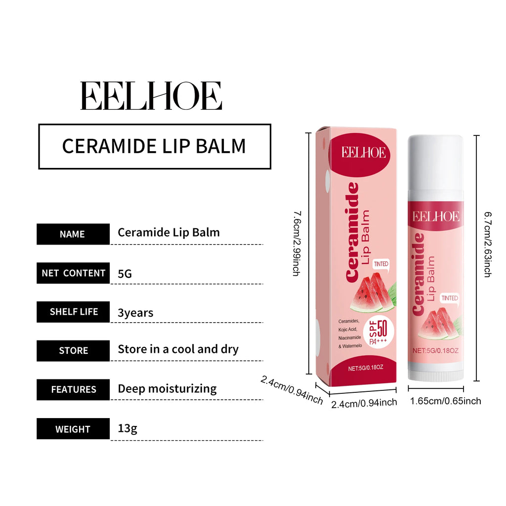 5G Watermelon Lip Balms Moisturizing Fade Fine Lines Nourishing Enhance Smoothness Repairing Damaged Skin Improve Gloss Non-greasy Lip Plumping Balm Oasis Select