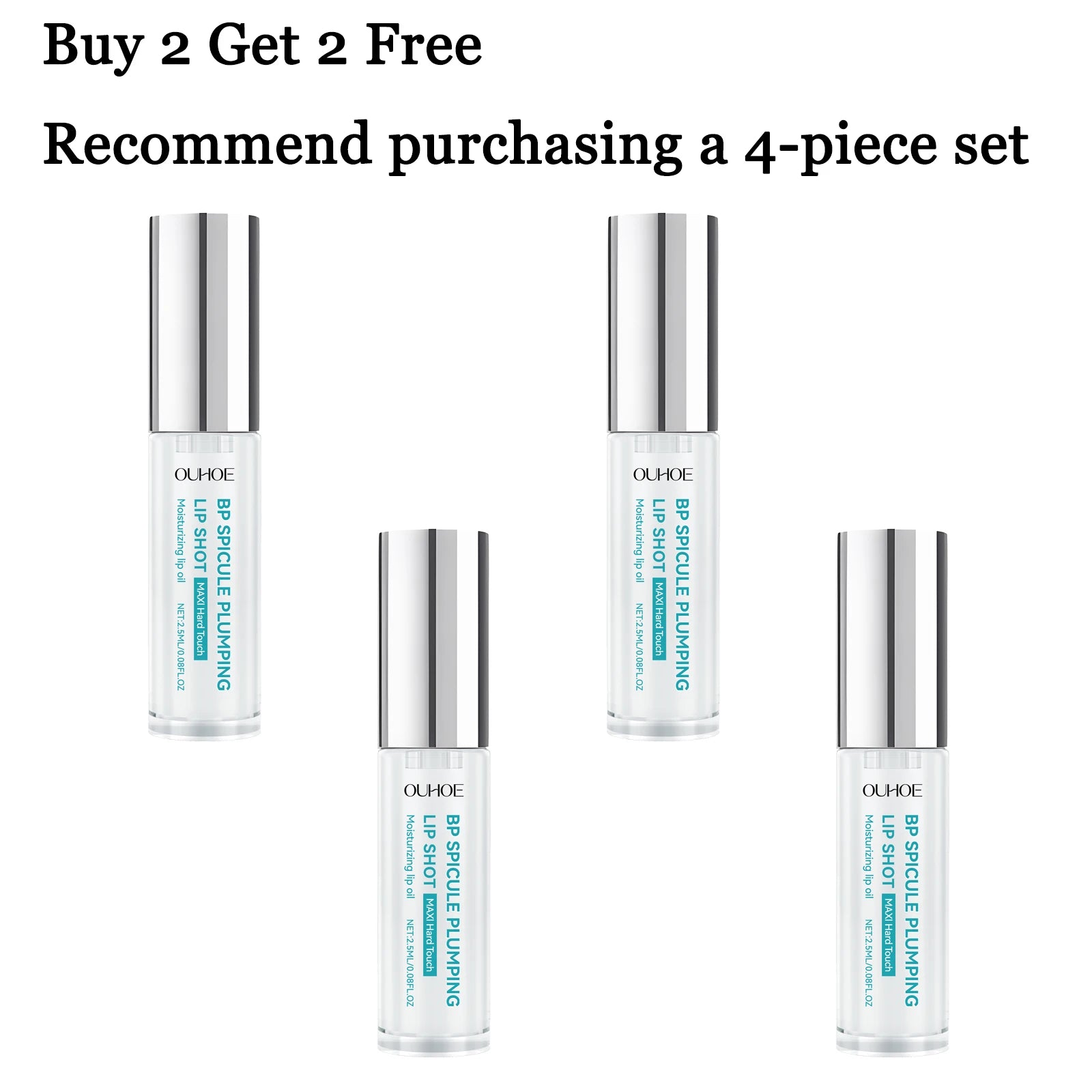 2.5ml Lip Gloss Oil Deep Nourishing Improve Roughness Moisturizing Remove Dead Skin Enhance Gloss Softening Non-greasy Lip Plumping Oil for All Skin Types Oasis Select 4 pcs United States