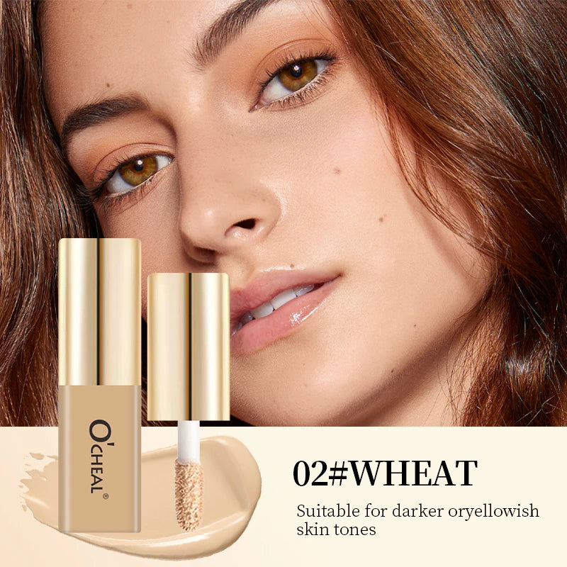 Ocheal Liquid Concealer Matte High Coverage Waterproof Oil Control Moisturizing Long Lasting Concealer Professional Face Makeup Oasis Select WHEAT