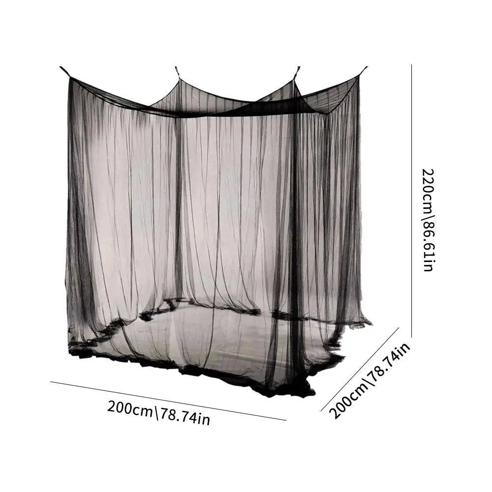 Outdoor Camping Mosquito Net Large White Breathable Insect-Proof Protective Tent Portable Bedroom Bed Curtain Oasis Select