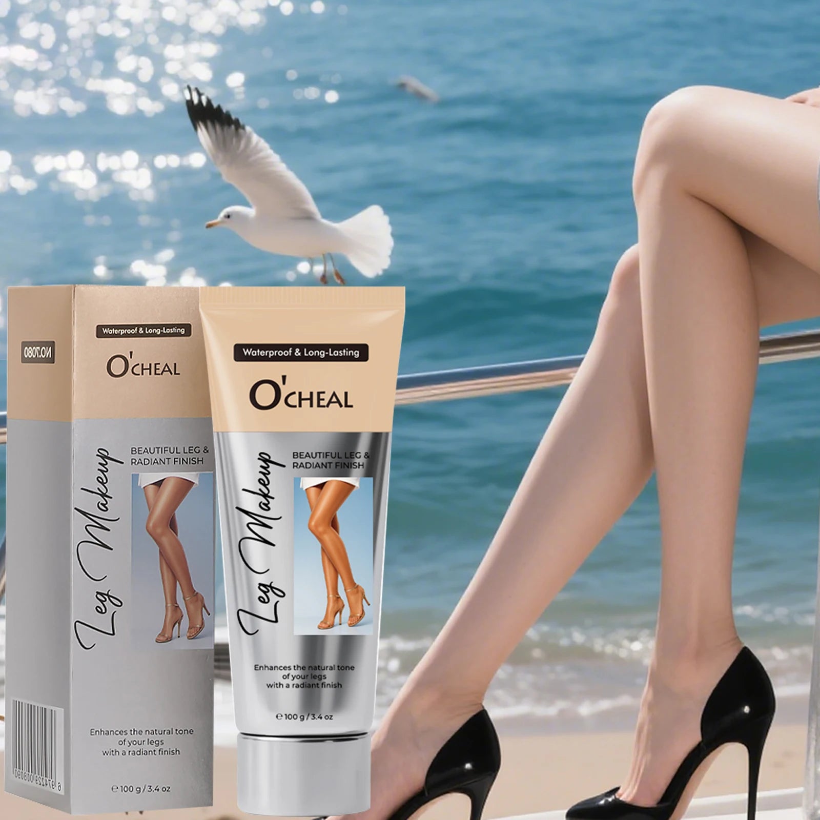 O'CHEAL Leg Body Makeup Cream – Waterproof Coverage Foundation