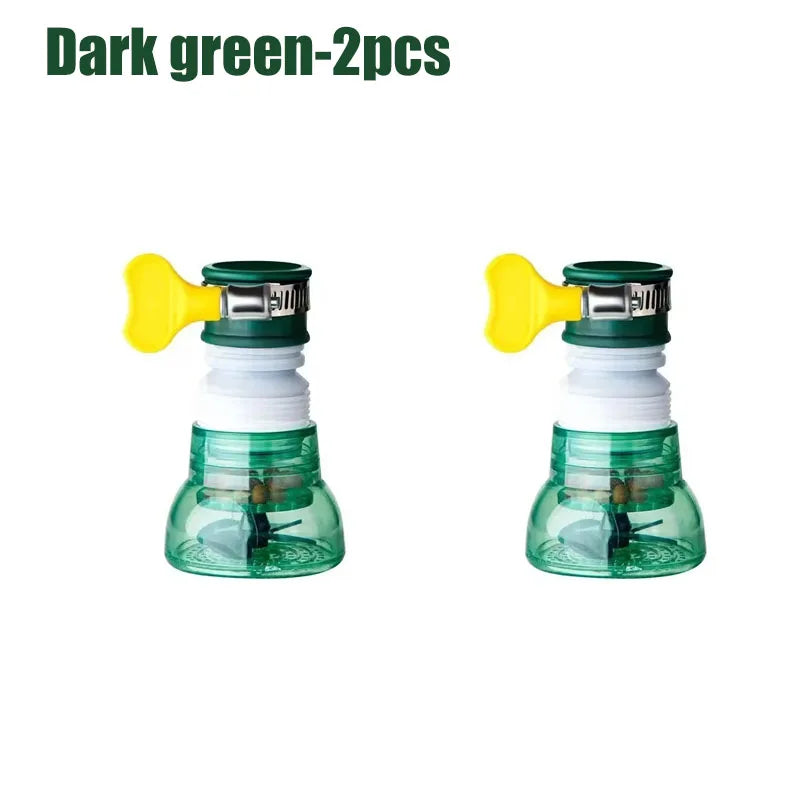 Faucet Splash Proof Device Kitchen Extender Universal Joint Nozzle Extended Booster Universal Faucet Filter Oasis Select dark green-2pcs
