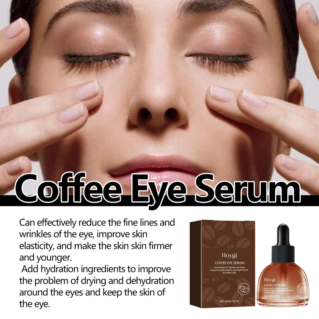 30ML Coffee Face Serum Deeep Moisturizing Reduce Dryness Fade Fine Lines Enhance Skin Elasticity Tightening Lifting Anti-oxidant Softening Eye Serum Oasis Select