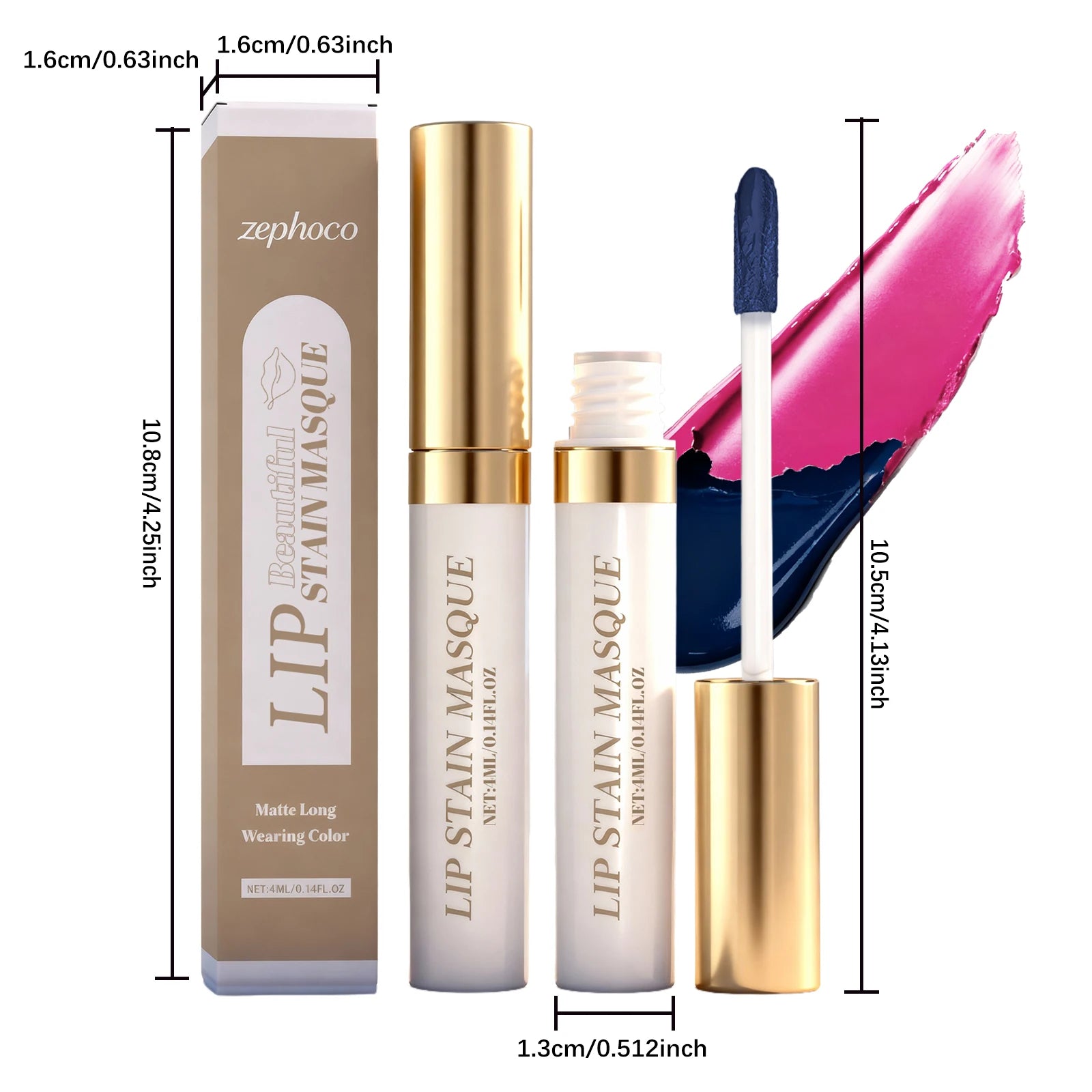 3 Colors Matte Peel-off Lip Gloss Moisturizing Buildable Shades Long Wearing Makeup Non-sticky Enhance Gloss Elegant Lipstick Oasis Select