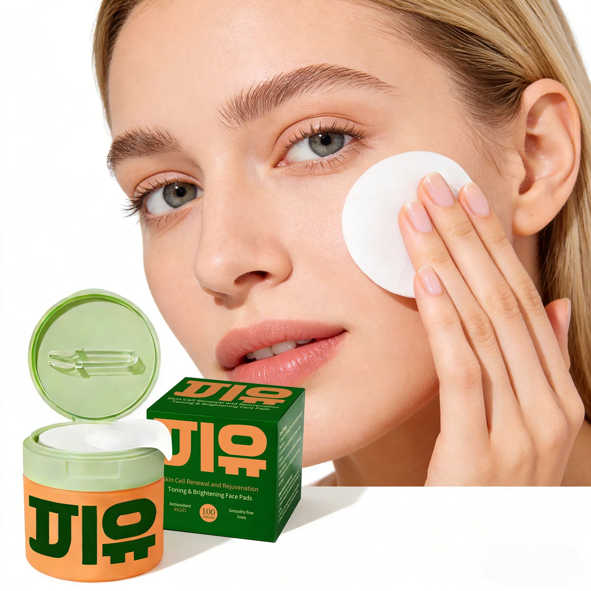 100PCS Centella Hydrating Toner Pad Deeply Moisturizing Improve Skin Texture Smooth Boosts Tenderness Soothing Daily Skin Care Oasis Select