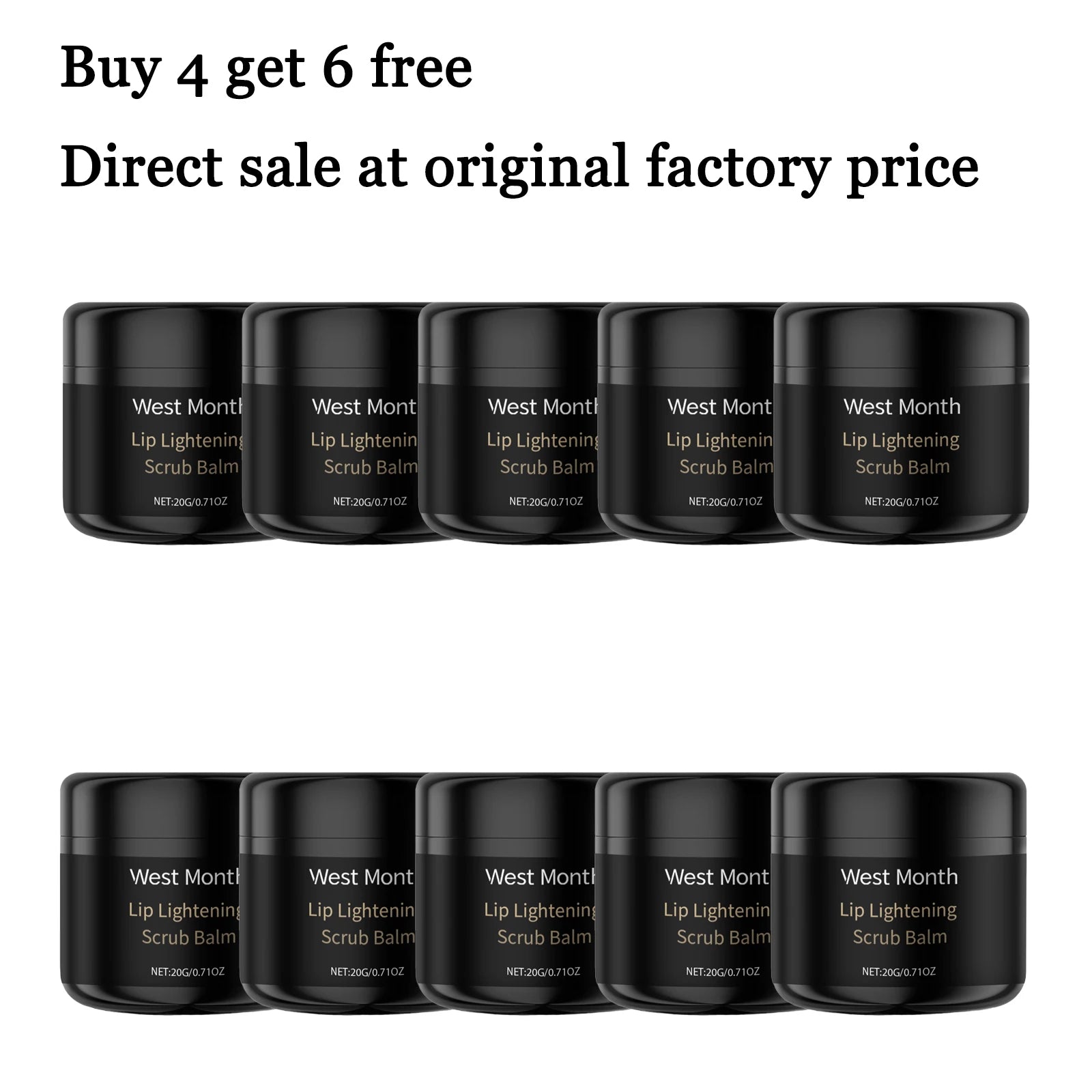 20G Lip Scrub Balm Moisturizing Skin Reduce Dryness Nourishing Gentle Remove Dead Skin Restoring Gloss Brightening Improve Skin Texture Lip Exfoliating Balm Oasis Select 10 pcs United States