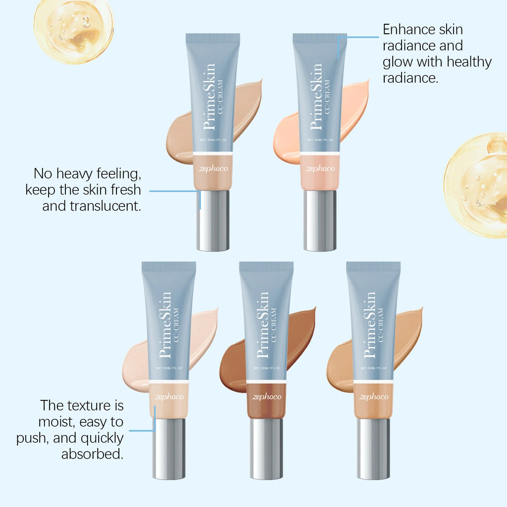 Multi Color Lightweight Liquid Foundation Hydrating Brightening Non-sticky Perfect Converage Reduce Redness Refreshing CC Cream Oasis Select