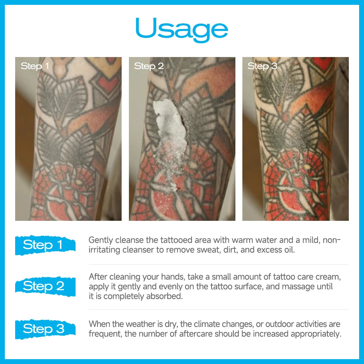 TATTOO BALM Gentle and moisturizing, soothes tattooed skin, essential for tattoo care, keeps tattoo colors vibrant Oasis Select