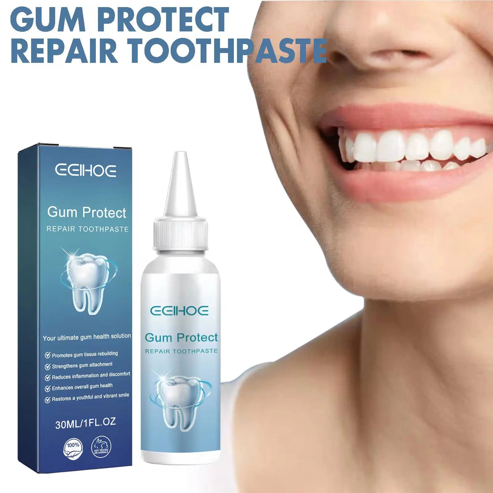 EELHOE Gum Care Toothpaste – Whitening & Plaque Removal