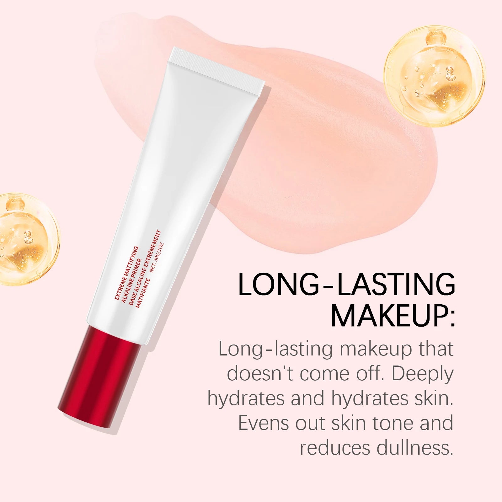 30G Moisturizing Face Primer Clear Lightweight Hydrating Natural Soften Smoothing Brightening Lasting Makeup Face Foundation Oasis Select