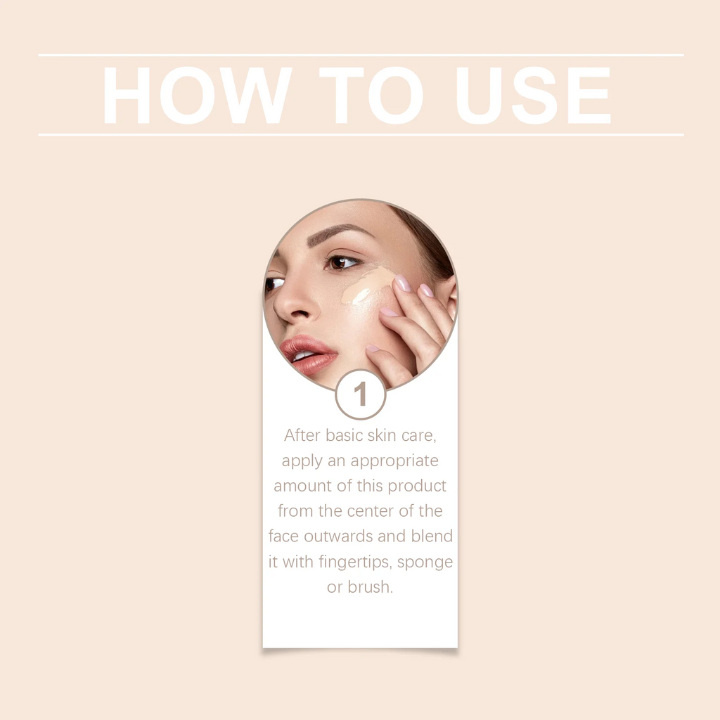 Eelhope Face Concealer Foundation Moisturizing Light Texture Refreshing Sweatproof Smude-proof Smoothing Face Foundation Oasis Select