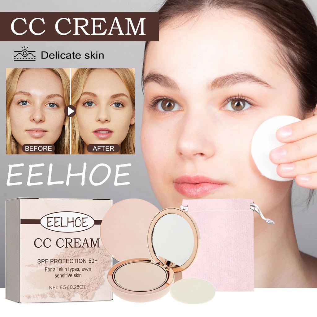 8G Sunscreen CC Cream Lightweight Non-greasy Natural Coverage Blemishes Long Lasting Matte Oil Control Smoothing Face Makeup Oasis Select