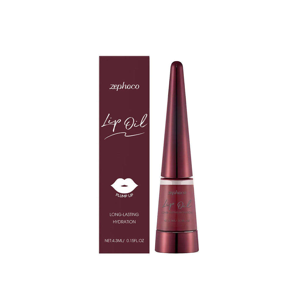 4.3ML Hydrating Lip Oil Daily Nourishing Fade Lip Lines Repair Cracked Enhance Gloss Smoothing Softening Booster Lip Care Oil Oasis Select 4.3ml United States