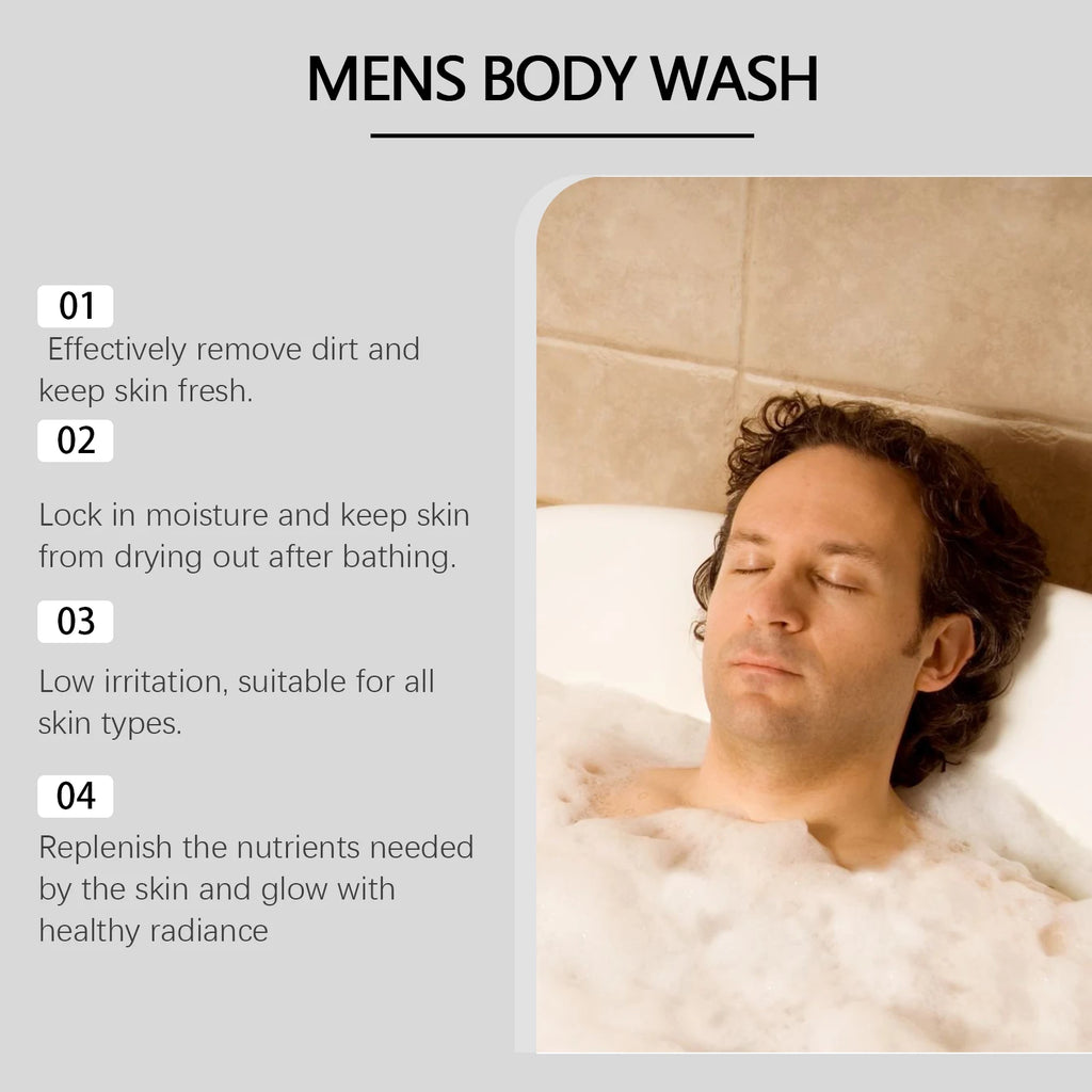 East Moon Men's Shower Gel – Moisturizing & Brightening Body Wash