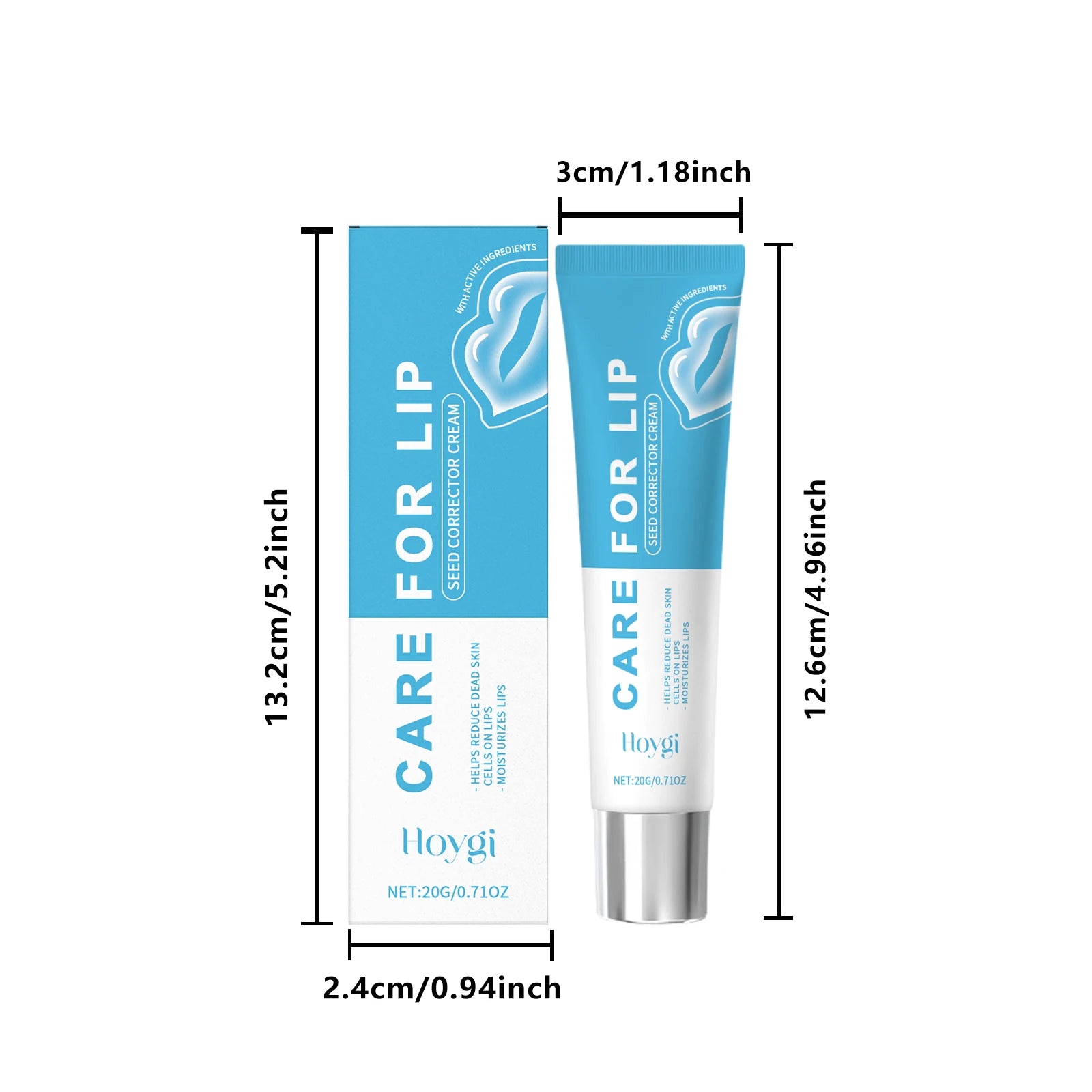 20g Lip Care Cream Gentle Moisturizing Enhance Gloss Nourishing Improve Elasticity Remove Dead Skin Smoothing Restoring Lip Cream Oasis Select