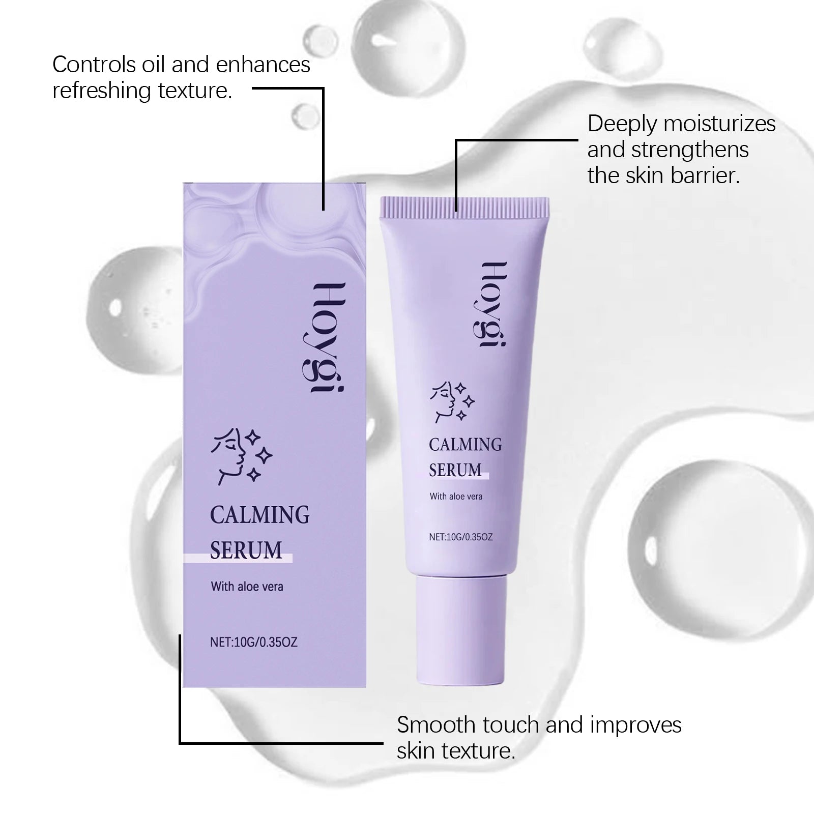 10G Aloe Vera Face Serum Deep Moisturizing Reduce Dryness Boosts Skin Elasticity Soothing Redness Smoothing Softening Facial Serum Oasis Select