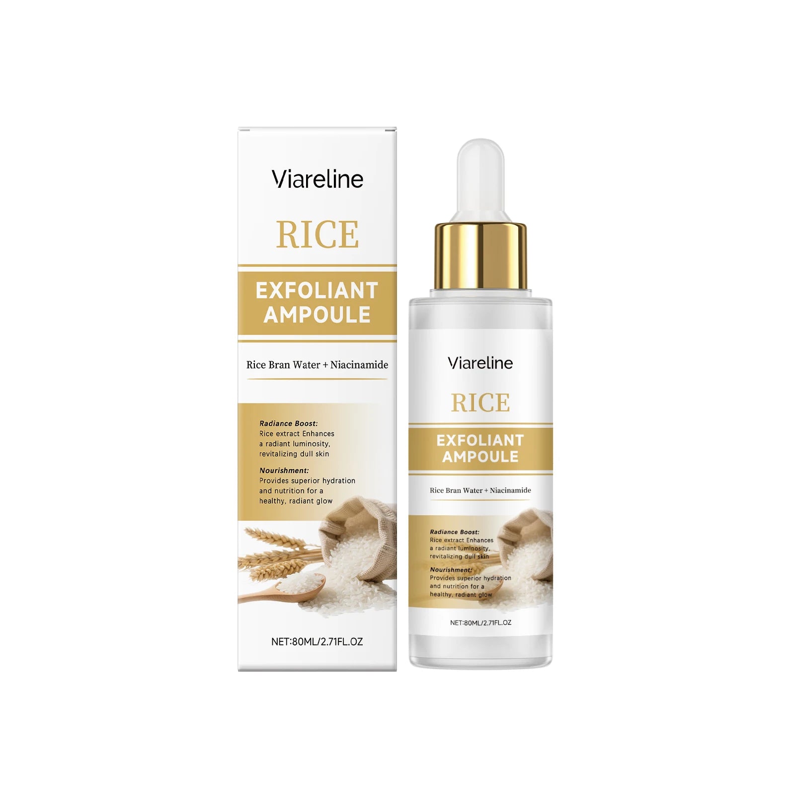 80ML Facial Exfoliating Serum Gentle Cleaning Face Refining Pore Revitalizing Dullness Glowing Smoothing Soften Facial Essence Oasis Select 80g United States