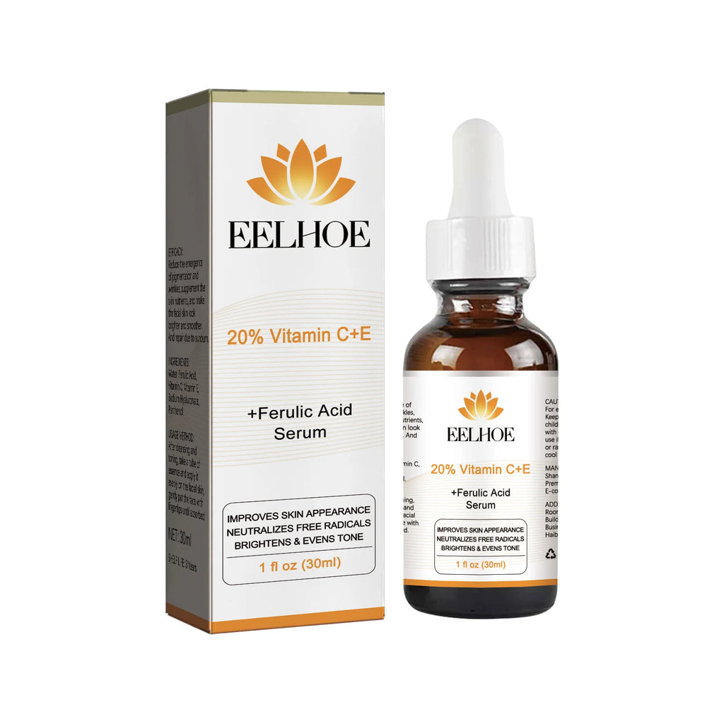 30ML Vitamin C+E Serum Deep Moisturizing Repairing Dryness Enhance Smoothness Glowing Improve Skin Texture Boosts Skin Elasticity Non-sticky Face Serum for All Skin Types Oasis Select 30ml United States