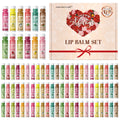 120pcs holiday gift box lipstick set moisturizing moisturizing and shiny Valentine's Day gift, luxury gift for women, and gift f Oasis Select 120pcs lip balm