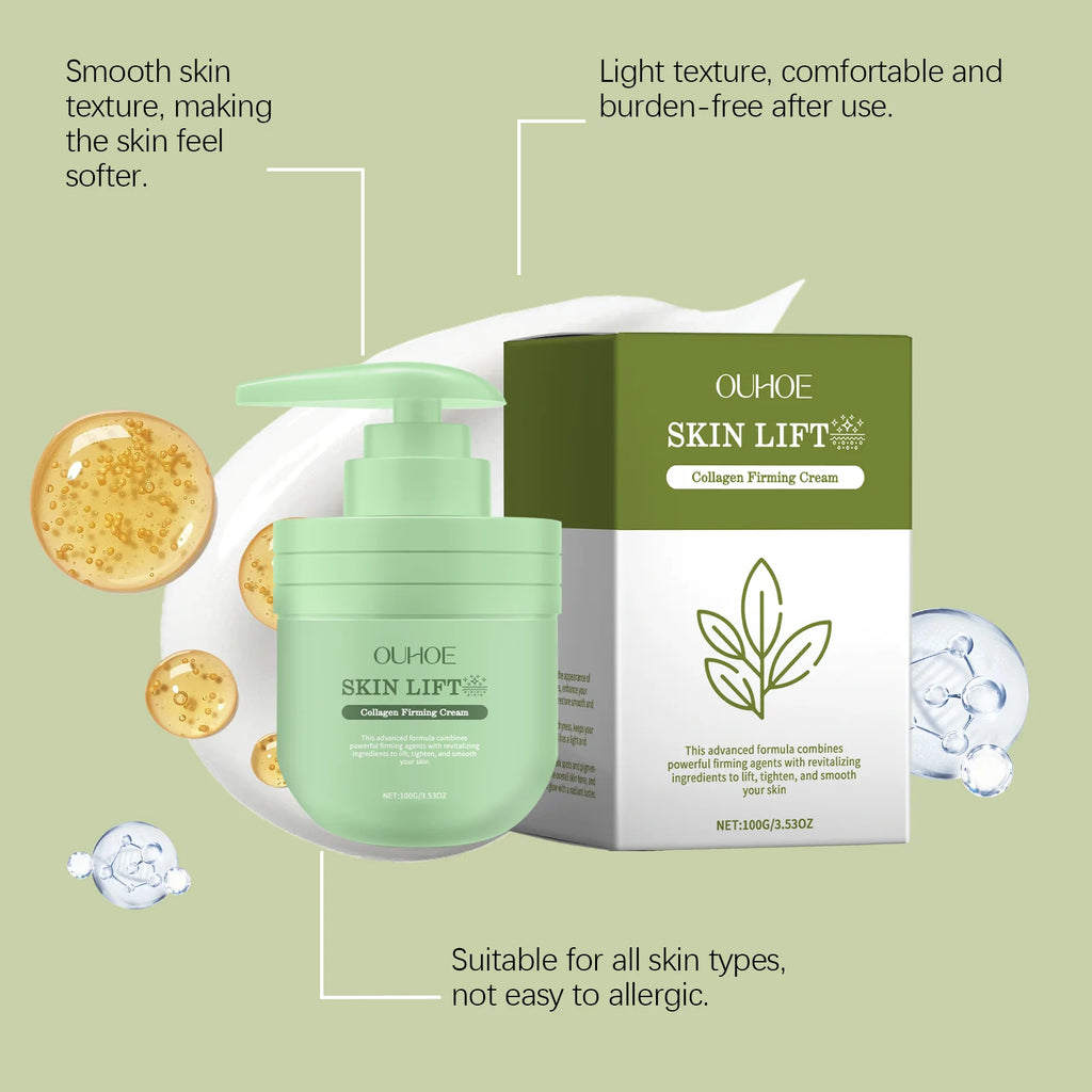 100G Collagen Firming Cream Gentle Hydrating Boosts Skin Elasticity Fade Fine Lines Smoothing Lifting Firming Body Lotion Oasis Select