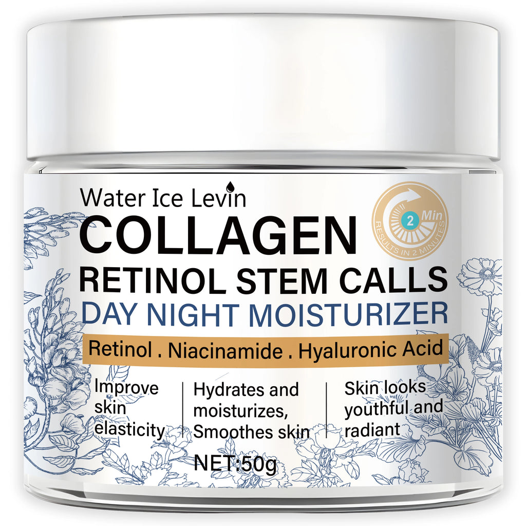 Collagen Retinol Stem Cell Moisturizing Cream 50g Day & Night Anti-Aging Face Cream Oasis Select One Bottle 50g