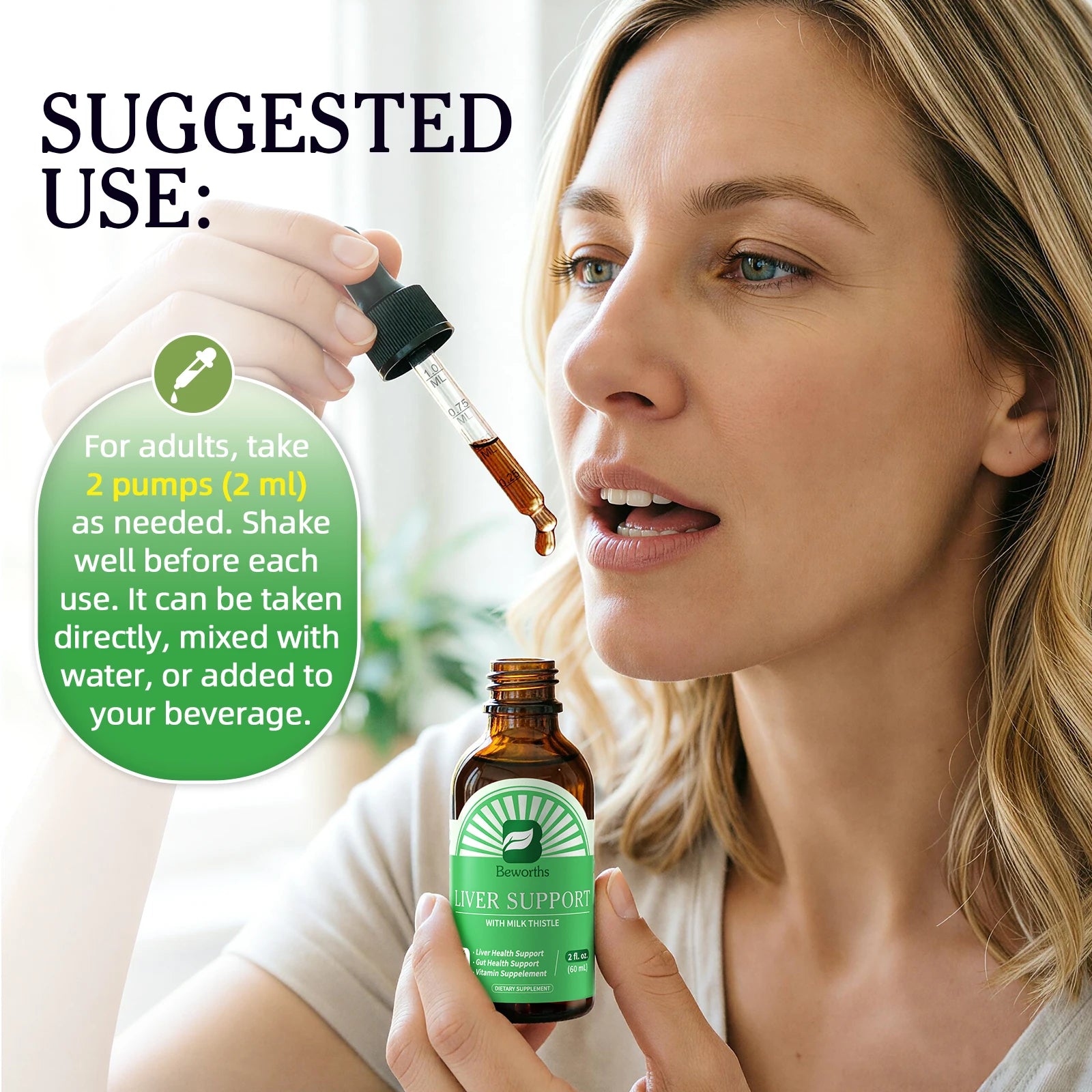 Lukaree 30MLChlorophyll Liquid Drops Supports Natural Cleansing & Immune, Internal Deodorant,Skin & Gut Health,Vegan,Sugar-Free Oasis Select
