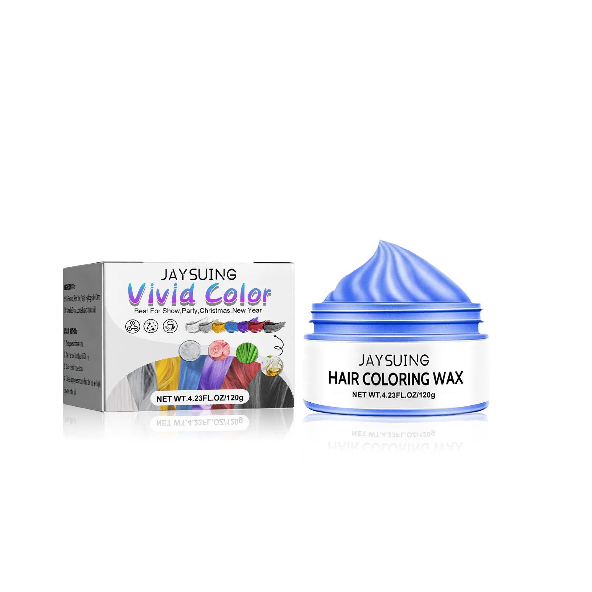 Temporary Hair Color Wax – DIY Styling Pomade 120g Hair Color Wax Oasis Select 120g boxed 6