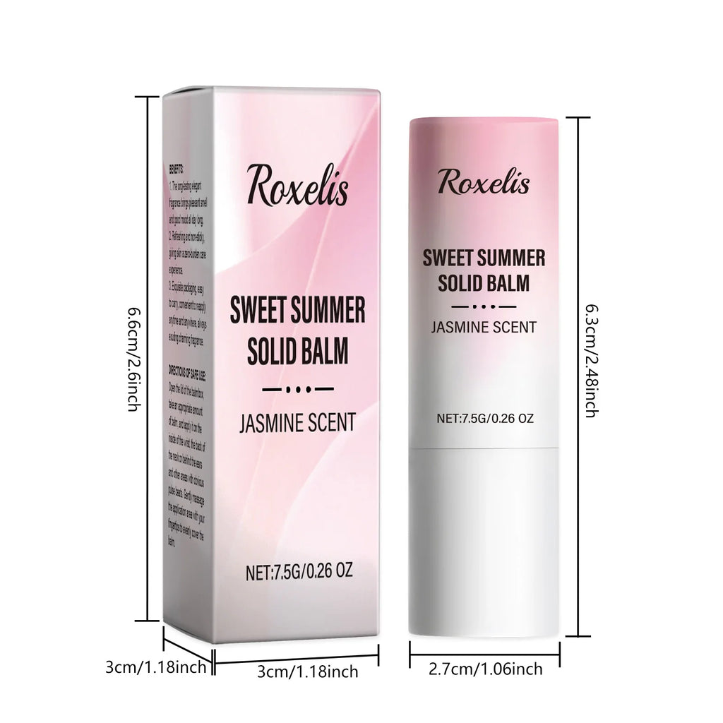 7.5g Floral & Fruity Scent Perfume Balm Natural Fresh Fragrance Lasting Sweet Scent Enhance Charming Improve Confidence Soothing Mood Solid Balm Oasis Select