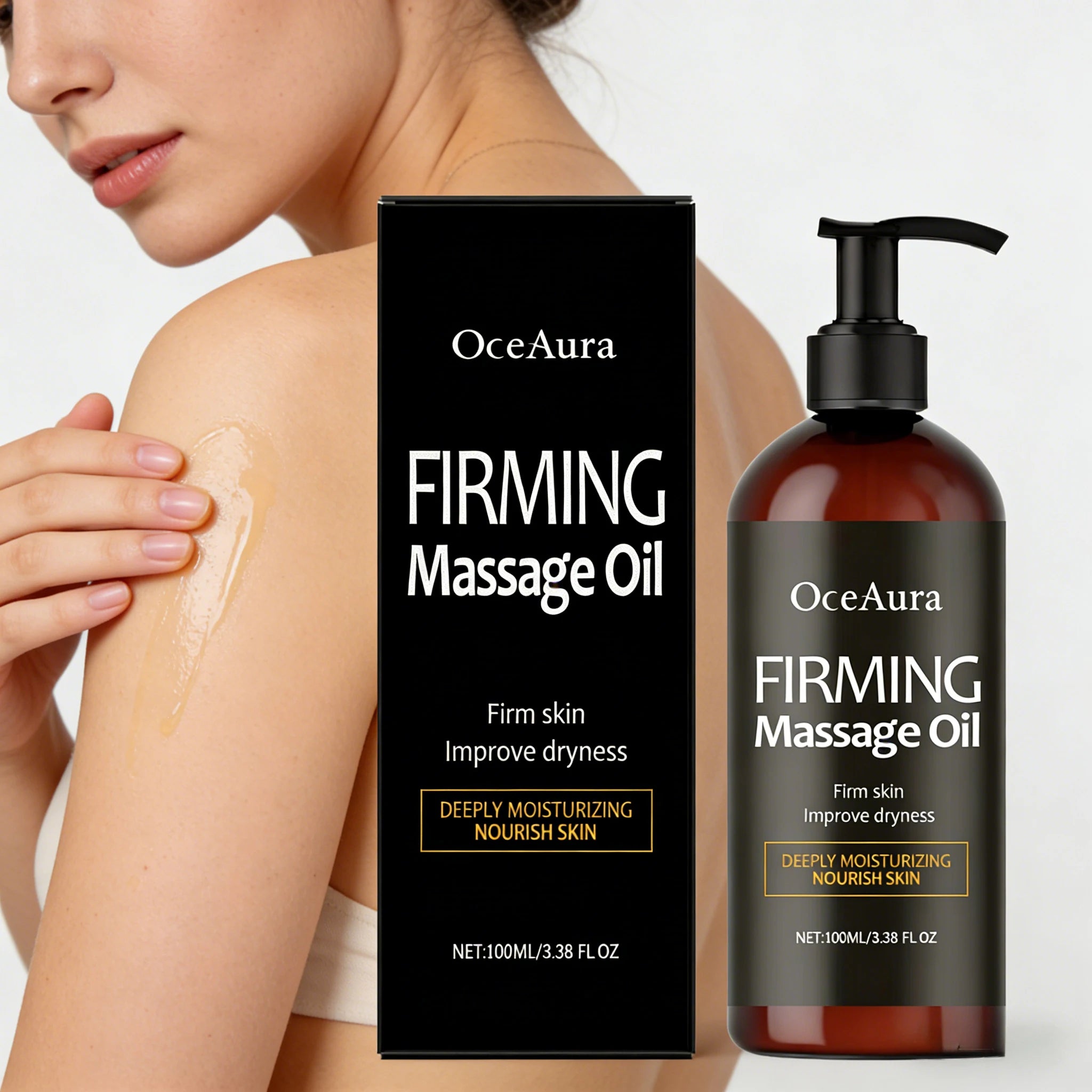 100ML Body Moisturizing Oil Deep Nourishing & Repair Skin Improve Skin Elasticity Enhance Smoothness Refreshing Body Essence Oil Oasis Select