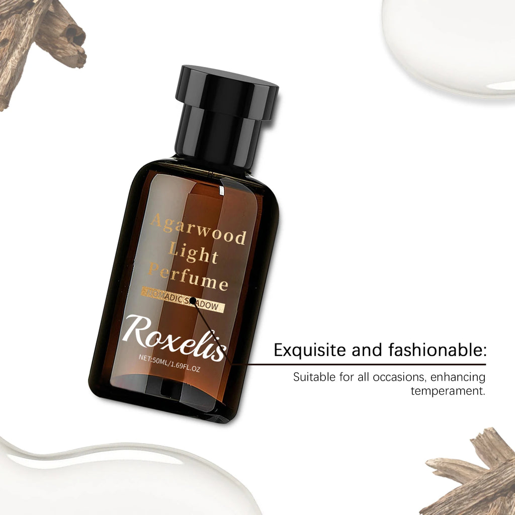 Roxelis Agarwood Light Perfume Woody Fragrance Flirting Lasting Fragrance Daily Dating Enhance Charm Woody Pheromone Perfume Oasis Select