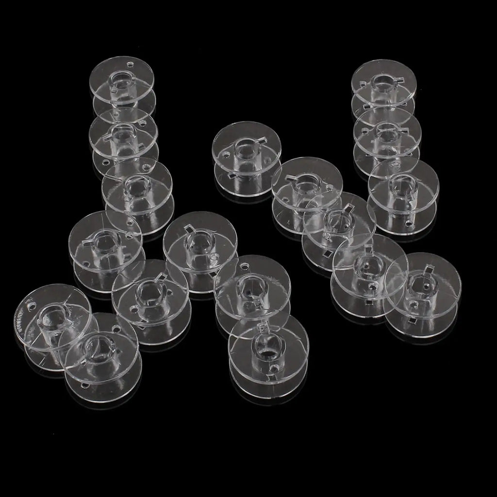 10/20/50pcs Clear Plastic Sewing Machine Bobbins SA156 Compatible with Brother Singer Embroidery Machines Oasis Select 20pcs