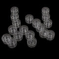10/20/50pcs Clear Plastic Sewing Machine Bobbins SA156 Compatible with Brother Singer Embroidery Machines Oasis Select 20pcs
